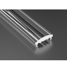 Sample of LED aluminium profile K1, painted, white, set with diffuser Sample of LED aluminium profile K1, painted, white, set with diffuser