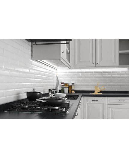 E3 Corner LED Profile Sample - White Painted Aluminium E3 Corner LED Profile Sample - White Painted Aluminium