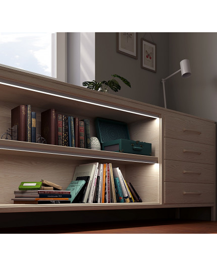 Sample of EH2 silver anodized LED Aluminium high U-profile with diffuser Sample of EH2 silver anodized LED Aluminium high U-profile with diffuser