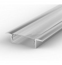 EW1 1m / 1000mm recessed LED aluminium extrusion 30mm x 9mm with high quality diffuser EW1 1m / 1000mm recessed LED aluminium extrusion 30mm x 9mm with high quality diffuser