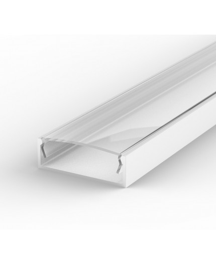 Sample of EW2 white painted LED Aluminium U-profile with diffuser Sample of EW2 white painted LED Aluminium U-profile with diffuser