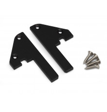 Aluminium LED profile S1 STEP edge, black anodized, 1000mm / 1m Aluminium LED profile S1 STEP edge, black anodized, 1000mm / 1m