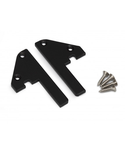 Aluminium LED profile S1 STEP edge, black anodized, 1000mm / 1m Aluminium LED profile S1 STEP edge, black anodized, 1000mm / 1m