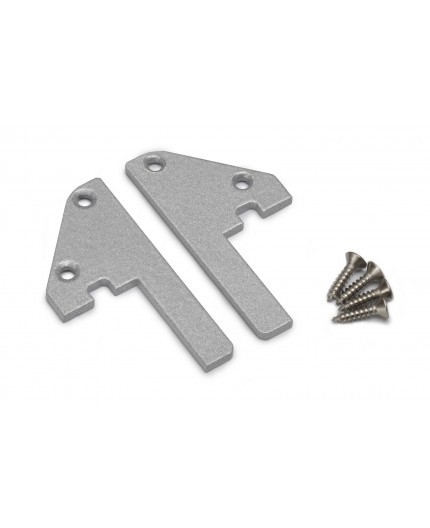 Aluminium LED profile S1 STEP edge, silver anodized, 1000mm / 1m Aluminium LED profile S1 STEP edge, silver anodized, 1000mm / 1m