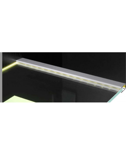Sample of G2 8mm glass LED profile, anodized Sample of G2 8mm glass LED profile, anodized