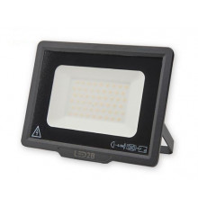 LED floodlight MH 50W IP65, black, warm white 3000K