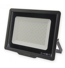 LED floodlight MH 100W IP65, black, cool white 6000K