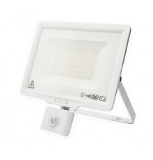 LED floodlight MHC with motion sensor 50W, white, warm white 3000K