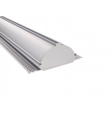 Sample of Plaster-in LED profile APA2 for ceiling and drywall, set with opal cover Sample of Plaster-in LED profile APA2 for ceiling and drywall, set with opal cover