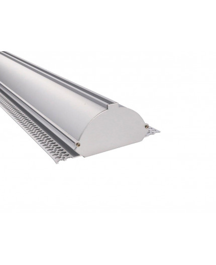 Sample of Plaster-in LED profile APA2 for ceiling and drywall, set with opal cover Sample of Plaster-in LED profile APA2 for ceiling and drywall, set with opal cover