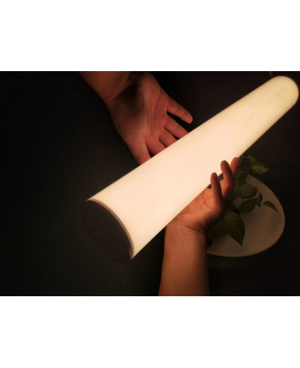 R1 LED profile, 360 degree Beam Angle Tube 76mm, 1m / 1000mm, vertical suspended R1 LED profile, 360 degree Beam Angle Tube 76mm, 1m / 1000mm, vertical suspended