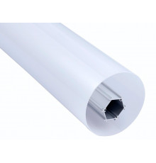 R1 LED profile, 360 degree Beam Angle Tube 76mm, 1m / 1000mm, vertical suspended