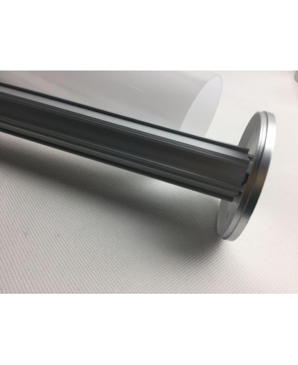 R1 LED profile, 360 degree Beam Angle Tube 76mm, 1m / 1000mm, vertical suspended R1 LED profile, 360 degree Beam Angle Tube 76mm, 1m / 1000mm, vertical suspended