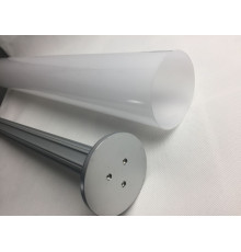 R1 LED profile, 360 degree Beam Angle Tube 76mm, 1m / 1000mm, vertical suspended R1 LED profile, 360 degree Beam Angle Tube 76mm, 1m / 1000mm, vertical suspended