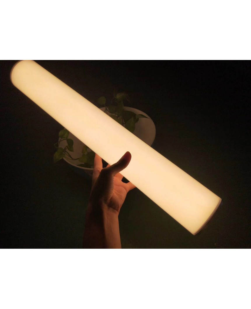 R1 LED profile, 2m, 360 degree Beam Angle Tube 76mm, veritcal suspened ...