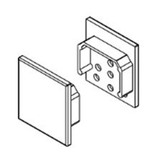 TL2 NO HOLE extra end cap for LED profile TL2 NO HOLE extra end cap for LED profile
