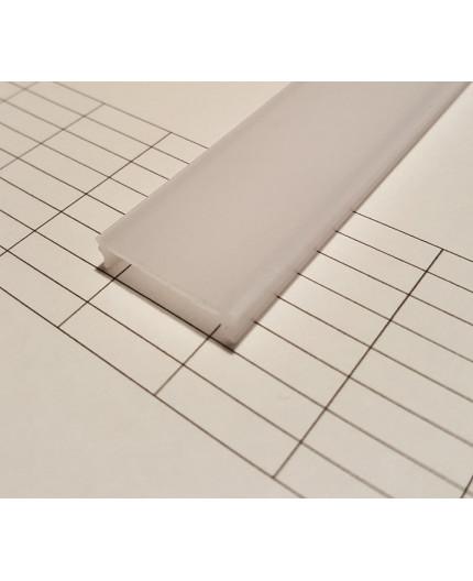 C2 2.5m / 2500mm extra diffuser / cover for LED profile C2 2.5m / 2500mm extra diffuser / cover for LED profile