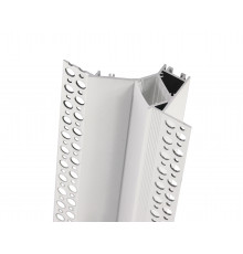 Sample of Plaster-in LED profile DC1 for ceiling and drywall, set with opal cover Sample of Plaster-in LED profile DC1 for ceiling and drywall, set with opal cover