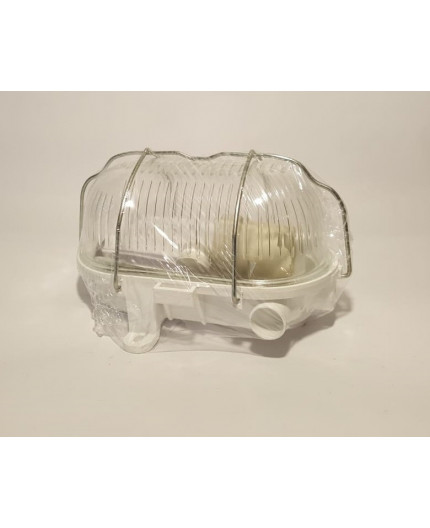 OVAL 60, ES / E27, Bulkhead Light Lamp, IP54, removable steel cage, glass cover OVAL 60, ES / E27, Bulkhead Light Lamp, IP54, removable steel cage, glass cover