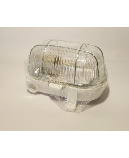 OVAL 60, ES / E27, Bulkhead Light Lamp, IP54, steel cage, glass cover OVAL 60, ES / E27, Bulkhead Light Lamp, IP54, steel cage, glass cover
