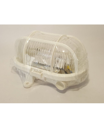 5W 4000K 570lm OVAL 60 12V/24V LED Bulkhead Light Lamp IP54, plastic cage, glass cover 5W 4000K 570lm OVAL 60 12V/24V LED Bulkhead Light Lamp IP54, plastic cage, glass cover