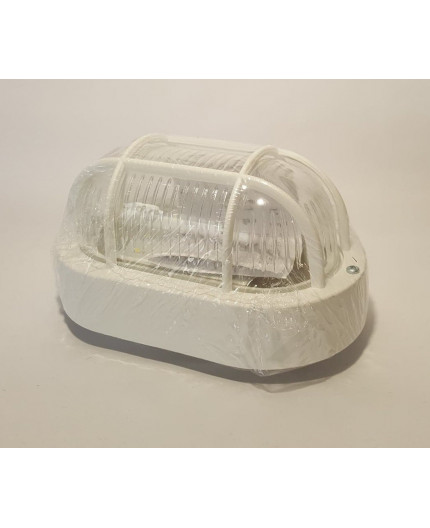 5W 4000K 570lm OVAL 60 STYLE 12V/24V LED Bulkhead Light Lamp IP54, plastic cage, glass cover 5W 4000K 570lm OVAL 60 STYLE 12V/24V LED Bulkhead Light Lamp IP54, plastic cage, glass cover