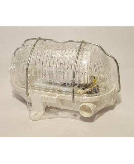 5W 220-240VAC 4000K 580lm OVAL 60 LED Bulkhead Light Lamp IP54 removable steel cage, glass cover 5W 220-240VAC 4000K 580lm OVAL 60 LED Bulkhead Light Lamp IP54 removable steel cage, glass cover