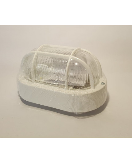 5W 220-240VAC 4000K 580lm OVAL 60 STYLE LED Bulkhead Light Lamp IP54, plastic cage, glass cover 5W 220-240VAC 4000K 580lm OVAL 60 STYLE LED Bulkhead Light Lamp IP54, plastic cage, glass cover