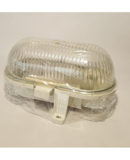 OVAL 100, ES / E27, Bulkhead Light Lamp, IP44, IK10, polycarbonate cover OVAL 100, ES / E27, Bulkhead Light Lamp, IP44, IK10, polycarbonate cover