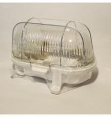 OVAL 100, ES / E27, Bulkhead Light Lamp, IP44, steel cage, glass cover OVAL 100, ES / E27, Bulkhead Light Lamp, IP44, steel cage, glass cover