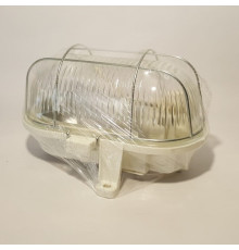 OVAL 100, ES / E27, Bulkhead Light Lamp, IP44, steel cage, glass cover OVAL 100, ES / E27, Bulkhead Light Lamp, IP44, steel cage, glass cover