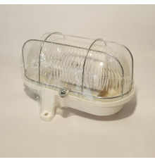 6W 4000K 690lm OVAL 100 LED Bulkhead Light Lamp IP44 steel cage, glass cover 6W 4000K 690lm OVAL 100 LED Bulkhead Light Lamp IP44 steel cage, glass cover