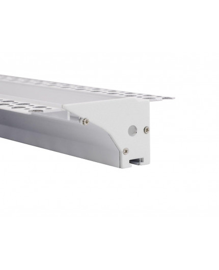 Sample of Plaster-in LED profile DC1 for ceiling and drywall, set with opal cover Sample of Plaster-in LED profile DC1 for ceiling and drywall, set with opal cover