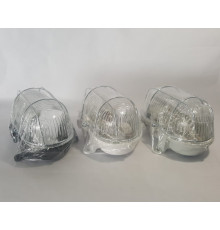 OVAL 60, ES / E27, Bulkhead Light Lamp, IP54, steel cage, glass cover OVAL 60, ES / E27, Bulkhead Light Lamp, IP54, steel cage, glass cover