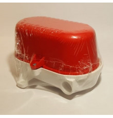 Signal lamp OVAL 60, ES / E27, Bulkhead Light, IP54, white bakelite, polypropylene cover Signal lamp OVAL 60, ES / E27, Bulkhead Light, IP54, white bakelite, polypropylene cover