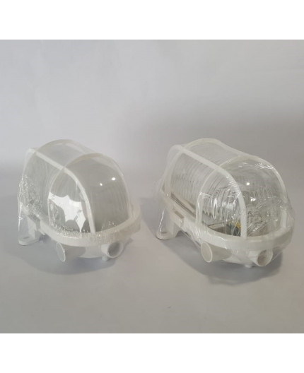 5W 220-240VAC 4000K 580lm OVAL 60 STYLE LED Bulkhead Light Lamp IP54, plastic cage, glass cover 5W 220-240VAC 4000K 580lm OVAL 60 STYLE LED Bulkhead Light Lamp IP54, plastic cage, glass cover