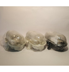 OVAL 100, ES / E27, Bulkhead Light Lamp, IP44, IK10, polycarbonate cover OVAL 100, ES / E27, Bulkhead Light Lamp, IP44, IK10, polycarbonate cover