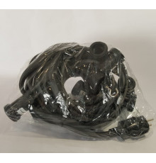 11m Outdoor / Indoor Festoon Lighting String (garland) with 10 bakelite lamp holders E27, IP44, black, hook at the end 11m Outdoor / Indoor Festoon Lighting String (garland) with 10 bakelite lamp holders E27, IP44, black, hook at the end