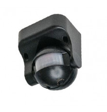 Two range adjustable, PIR motion sensor, black, 180degree, IP44 Two range adjustable, PIR motion sensor, black, 180degree, IP44