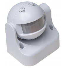 Two range adjustable, PIR motion sensor, white, 180degree, IP44
