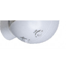 Two range adjustable, PIR motion sensor, white, 180degree, IP44 Two range adjustable, PIR motion sensor, white, 180degree, IP44