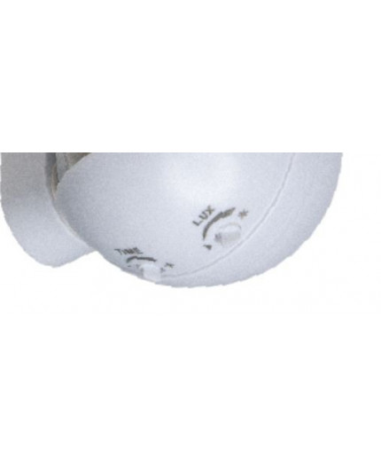 Two range adjustable, PIR motion sensor, white, 180degree, IP44 Two range adjustable, PIR motion sensor, white, 180degree, IP44