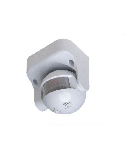 Two range adjustable, PIR motion sensor, white, 180degree, IP44 Two range adjustable, PIR motion sensor, white, 180degree, IP44
