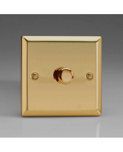 Varilight Georgian Polished Brass Dimmers Plates & Modules LED Halogen Vpro Vcom 