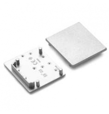 1m TCW2 LED profile (anodized, silver), Wall / Ceiling, set with cover 1m TCW2 LED profile (anodized, silver), Wall / Ceiling, set with cover