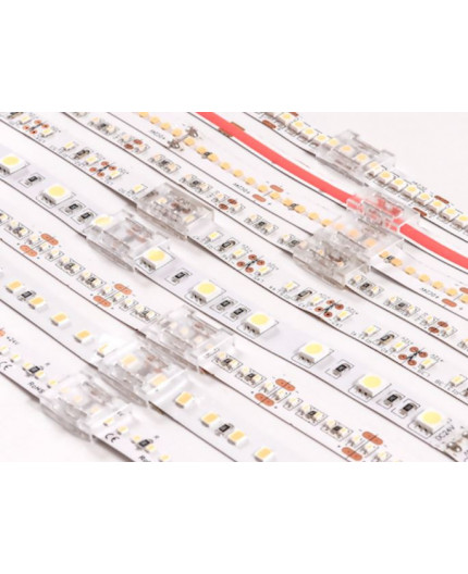 2 Pin Tape to Tape Connector for 8mm IP20 Single Colour COB/SMD, no soldering 2 Pin Tape to Tape Connector for 8mm IP20 Single Colour COB/SMD, no soldering