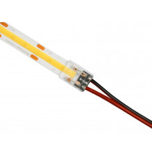 2 Pin Tape to Power Connector for 8mm IP20 Single Colour 8mm COB/SMD, no soldering 2 Pin Tape to Power Connector for 8mm IP20 Single Colour 8mm COB/SMD, no soldering