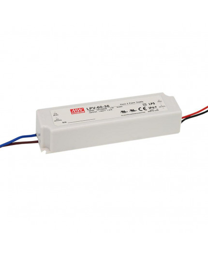 60W 12Vdc Single Output LED Driver, Mean Well 60W 12Vdc Single Output LED Driver, Mean Well