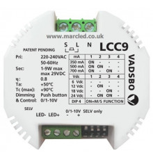 LCC9 driver & dimmer for constant current, voltage LED light, Vadsbo LCC9 driver & dimmer for constant current, voltage LED light, Vadsbo