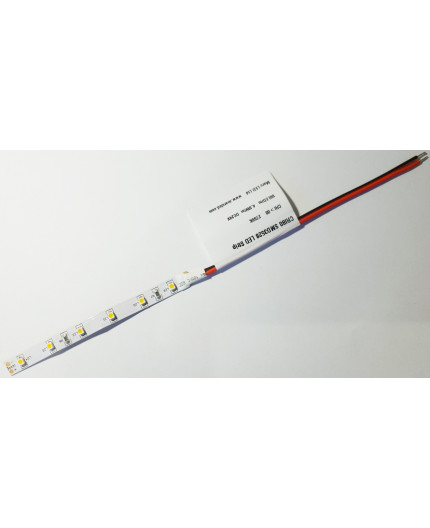 Sample of 24VDC LED tape, warm white 2700K, 4.8W/m, 60 LED/m, SMD3528 Sample of 24VDC LED tape, warm white 2700K, 4.8W/m, 60 LED/m, SMD3528